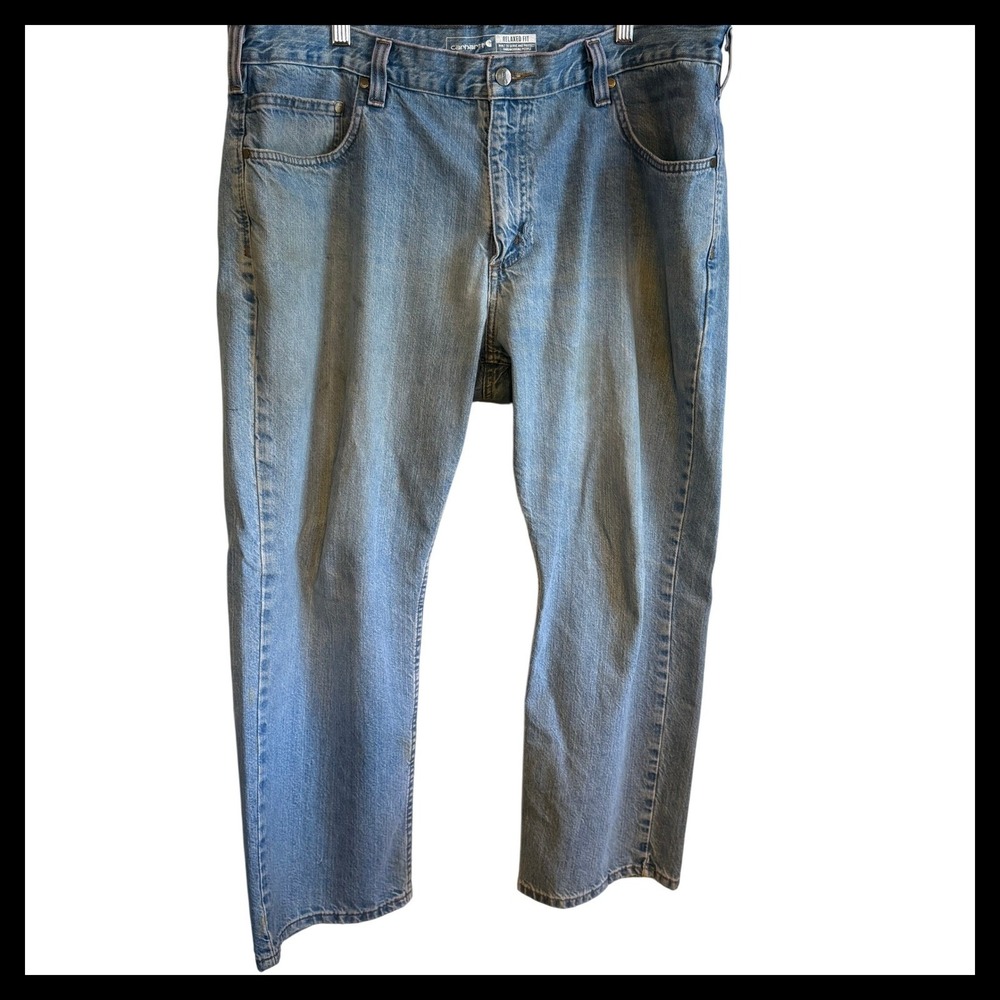Carhartt Relaxed Fit Denim Jeans Mens 38x28 Made in Mexico